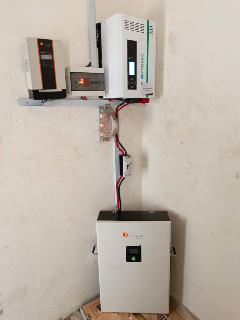 5kva 48v with 10kwh Lithium situated at Oral Estate, Lekki